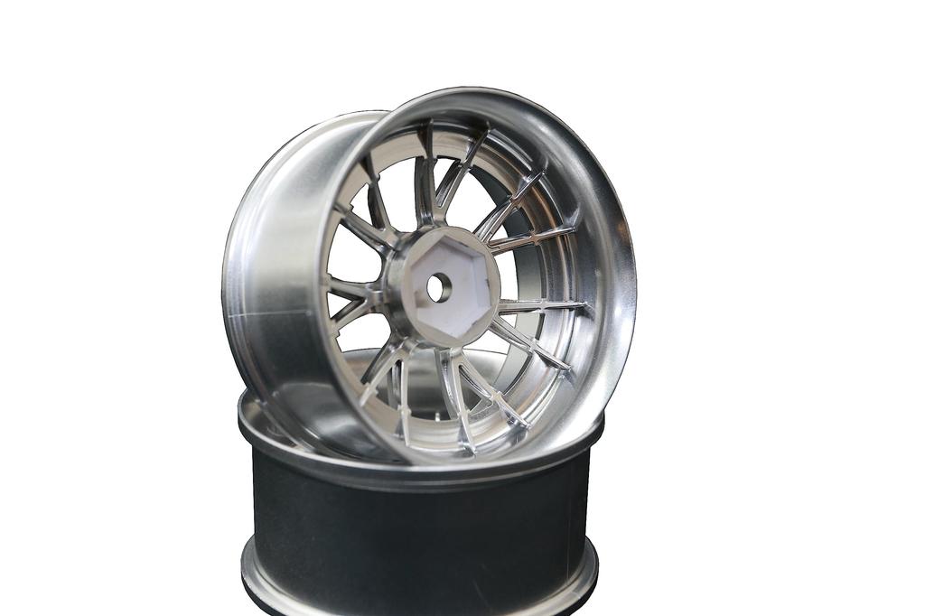 SSR Professor MS3 Offset 8 Tief Matt Silber RC-ART Rad, (Super Felge), (2 Stück)