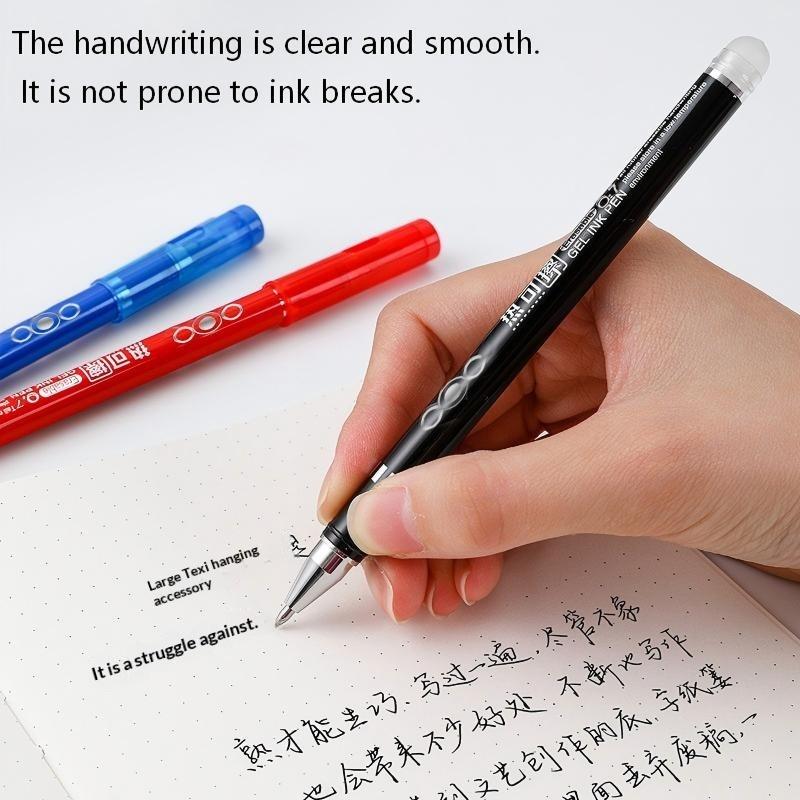 12Pcs Heat Erasable Pen Set 0.7Mm Erasable Gel Pens Bullet Nib Colored Gel Pen Smooth Writing School Office Stationery Supplies