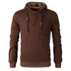 Mens Cowl Winter Neck Hooded Sweatshirt Coat Jacket Outwear Sweater Tops Jumper