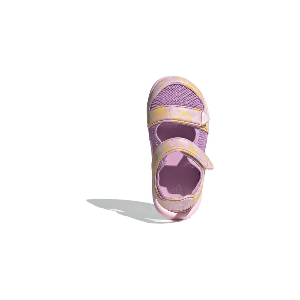 adidas Comfort Sandals Abrasion Resistant Breathable Children's Sandals Yellow Pink Pre School IE0302