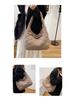 Women's Korean & Japanese Autumn/Winter Versatile Single Shoulder Crossbody Bag with Large Capacity & Simple Diamond Lattice Design