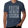 Squat Bench Deadlift Tshirt Casual Lightweight Short Sleeve Top