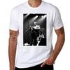 B B King Portret Met Lucille T-shirt Eenvoudige Lijntekening Print Tee