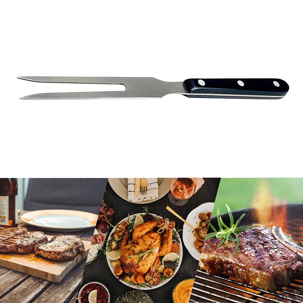 2 Pcs Carving Fork 10 Inch Long Stainless Steel Barbeque Fork For Bbq Bbq Serving Cooking Bbq Baking Bbq Tools Kitchen Supplies