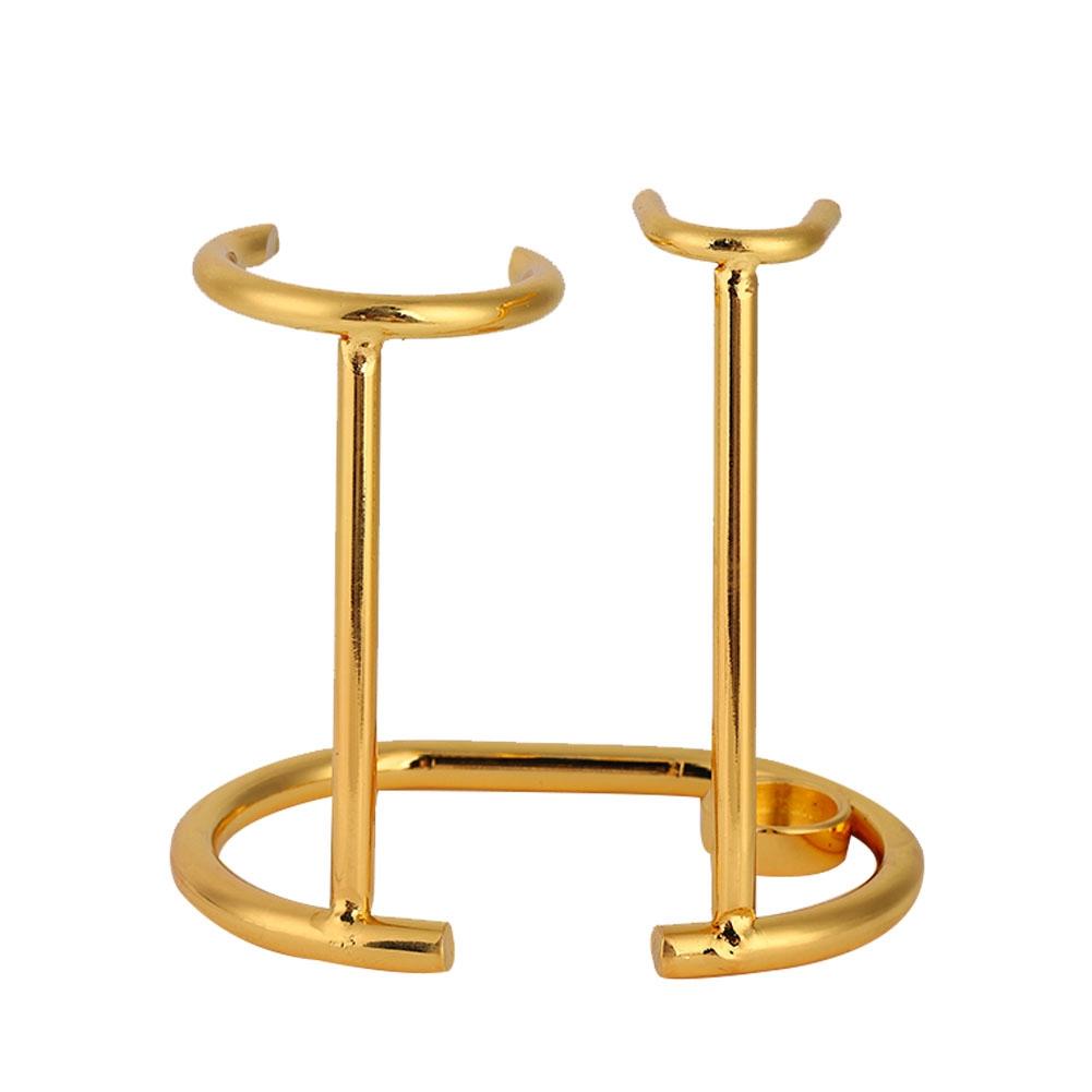 Men's Shaving Tool Holder Stand Brd Brush Rack Bracket (Gold)
