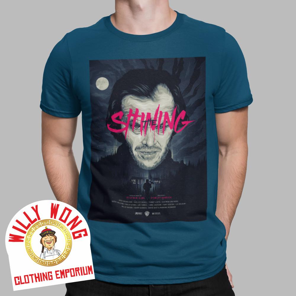 THE SHINING T-SHIRT RETRO MOVIE POSTER STANLEY KUBRICK JACK NICHOLSON GHOST TEE Unisex T-Shirt L