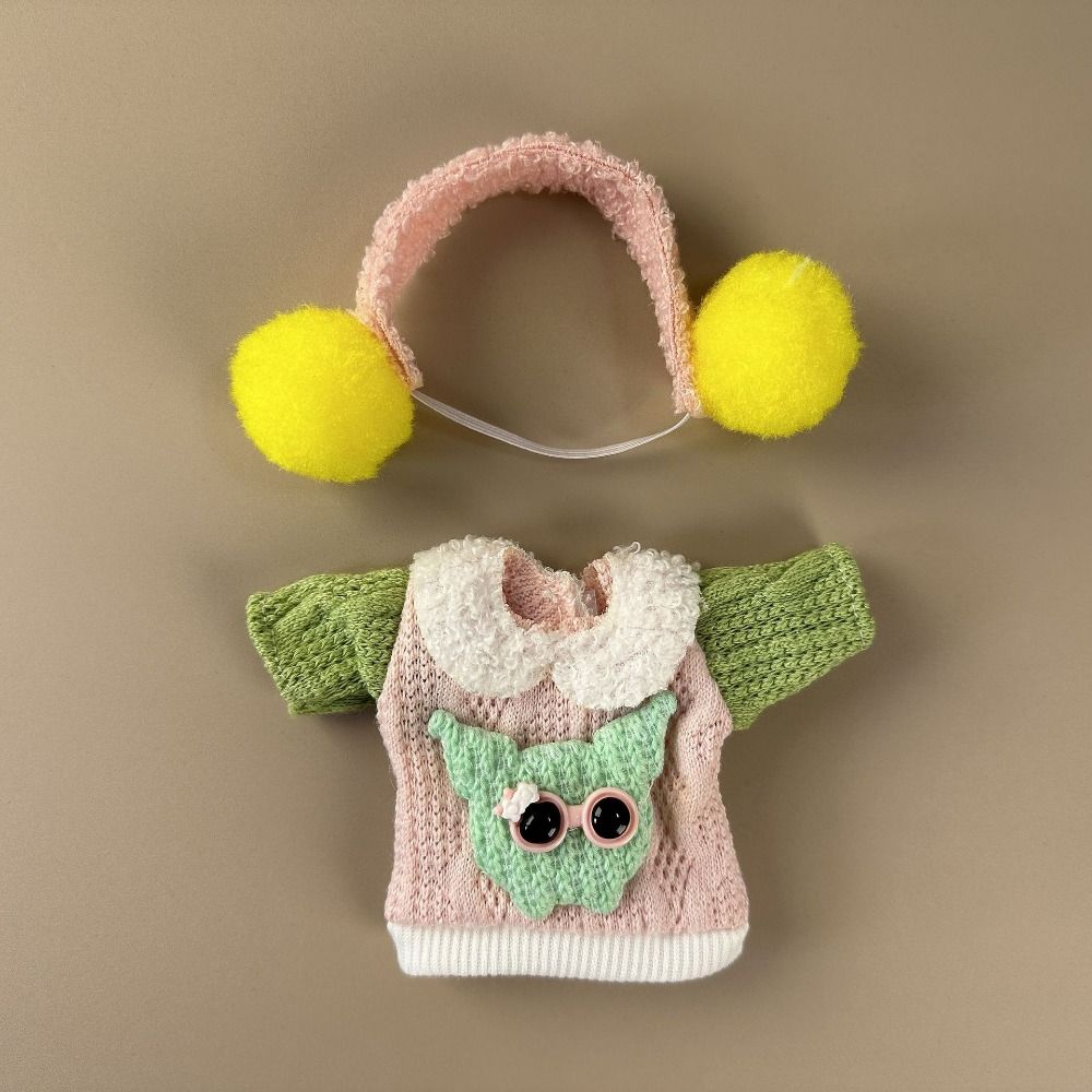 Girl's Toy Gift 22cm Doll Clothes 22cm Doll Doll Rompers Set Cute Doll Strap Dress Set  Sweet Girl