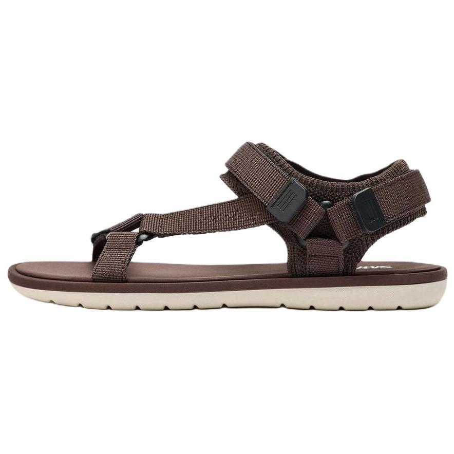 ZARA Toe Loop Adjustable Strap Sport Sandals Brown Womens 5502610700 37