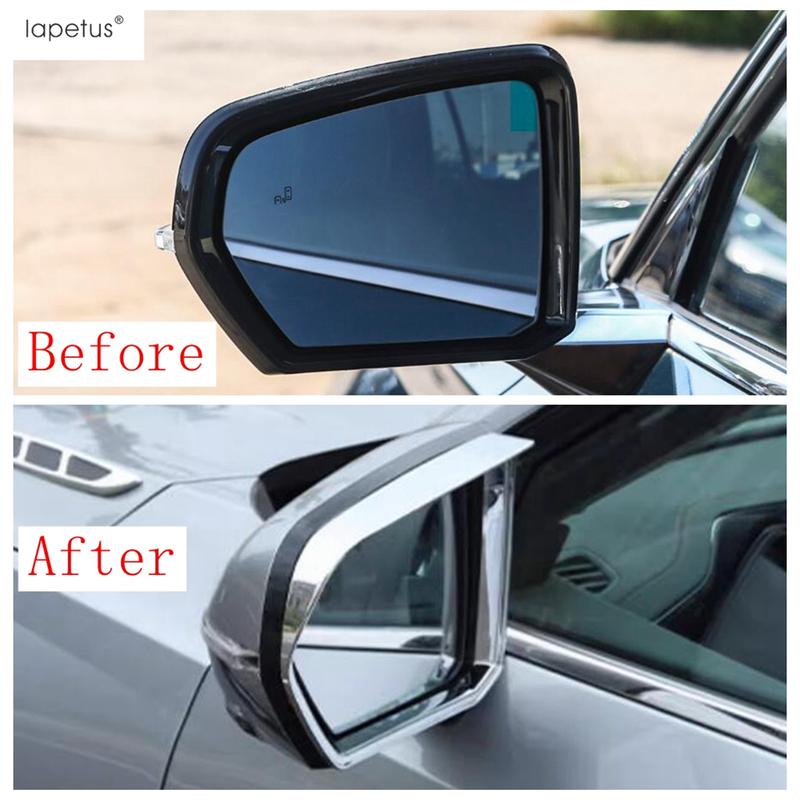Rearview Mirror Rain Shade Rainproof Eyebrow Decoration Cover Trim For Trumpchi GAC GS8 2024 ABS Chrome Accessories