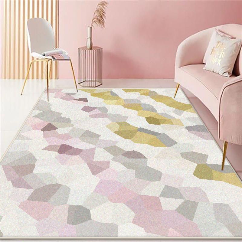 Pink Light Luxury Carpet Living Room Decoration Home Sofa Area Rugs 200x300cm Washable Girl Bedroom Cloakroom Nin-slip Floor Mat