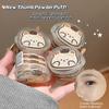 Set di 4 Mini Puff per Trucco per Dita Uso Doppio Asciutto e Bagnato Spugne Morbide per Fondotinta Cushion Applicatore Cosmetico Strumenti per Trucco