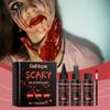 Halloween Blood Kit Realistic Look For Party Atmosphere Special Effects Makeup&Provides Smooth And Full-Coverage Application