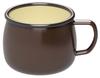 CAPTAIN STAG BBQ Enamel 88mm X 117mm X 75mm Cup, Mug, Brown, 400ml, UH-506, (W) (D) (H)