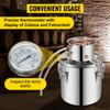 30L Alcohol Brewing Distiller DIY Moonshine Apparatus Stainless Steel Still Whisky Beer Brandy Home Appliance