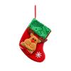 Knitting Christmas Socks Candy Bag Christmas Tree Decorations Christmas Gift Bag  New Year
