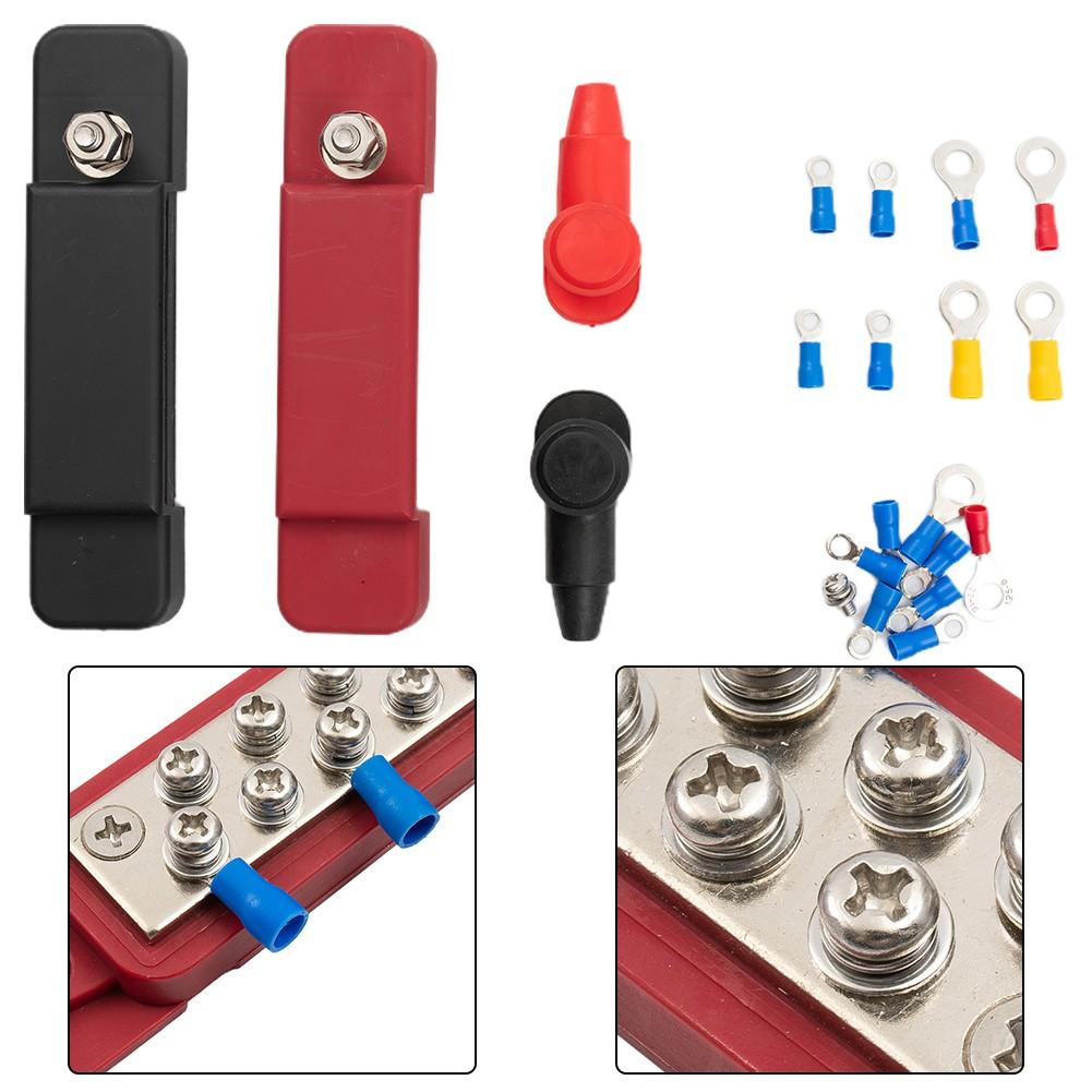 12 Way Bus Bar Power Distribution 12V 150A Rated Terminal Block for Auto Marine