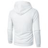 Men’s European & American Jacquard Knit Hooded Sports Top - Autumn/Winter