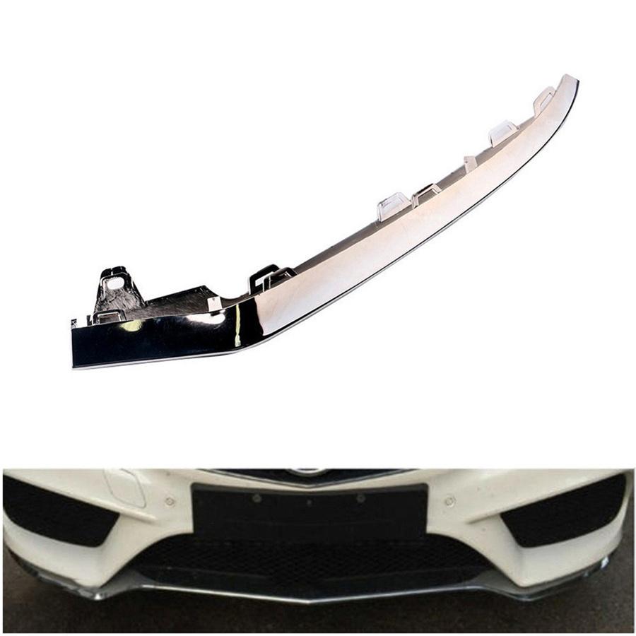 3 st För 2014-2016 Mercedes-Benz W212 E250 E350 Främre Stötfångare Krom List Formning