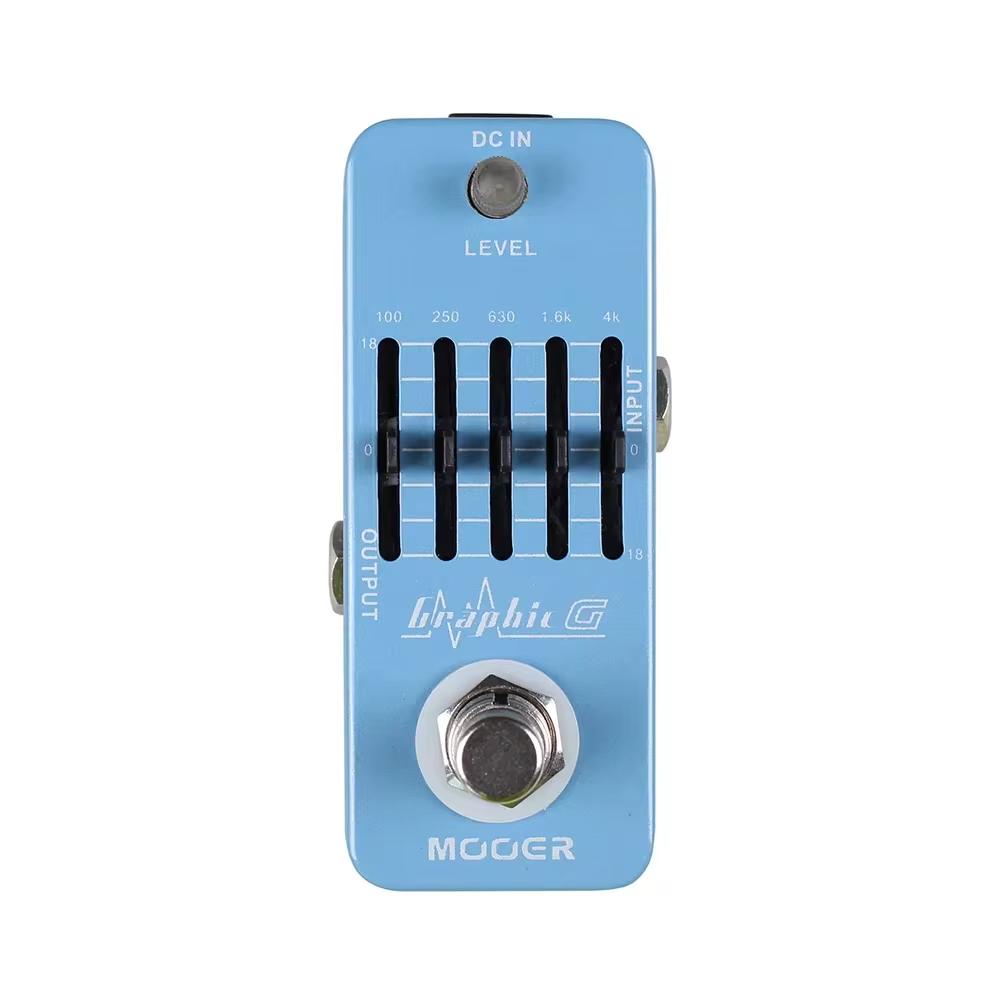 MOOER-Electric Guitar Effects Pedal MTU1,MEQ1,MOD1,MPH1,MPS1,MCS2,MOC1,MBD2,MME2,MDS2 True Bypass for Guitar Bass