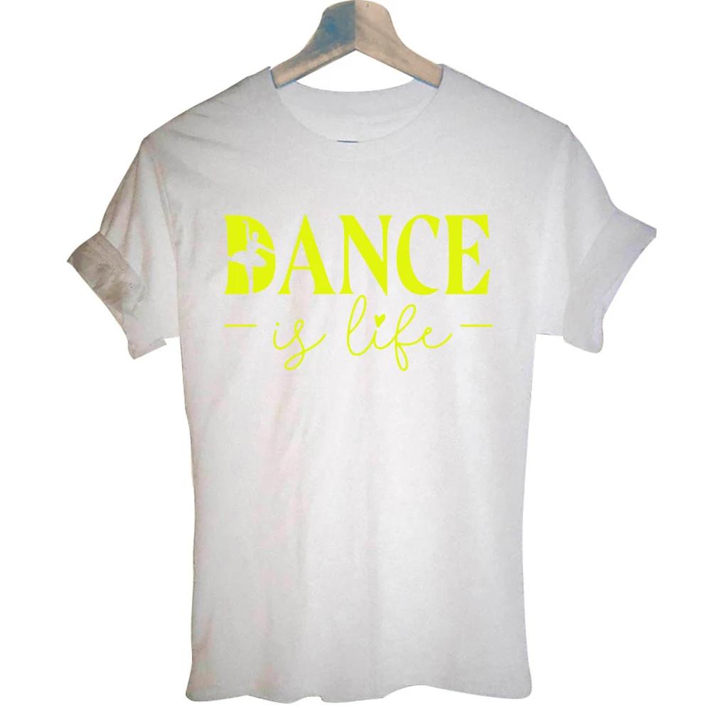 Funny Ballerina Ballet Dancer Dancing T Shirt Graphic Hip Hop Causal Short Sleeve Birthday Gifts Girl Tshirt Women