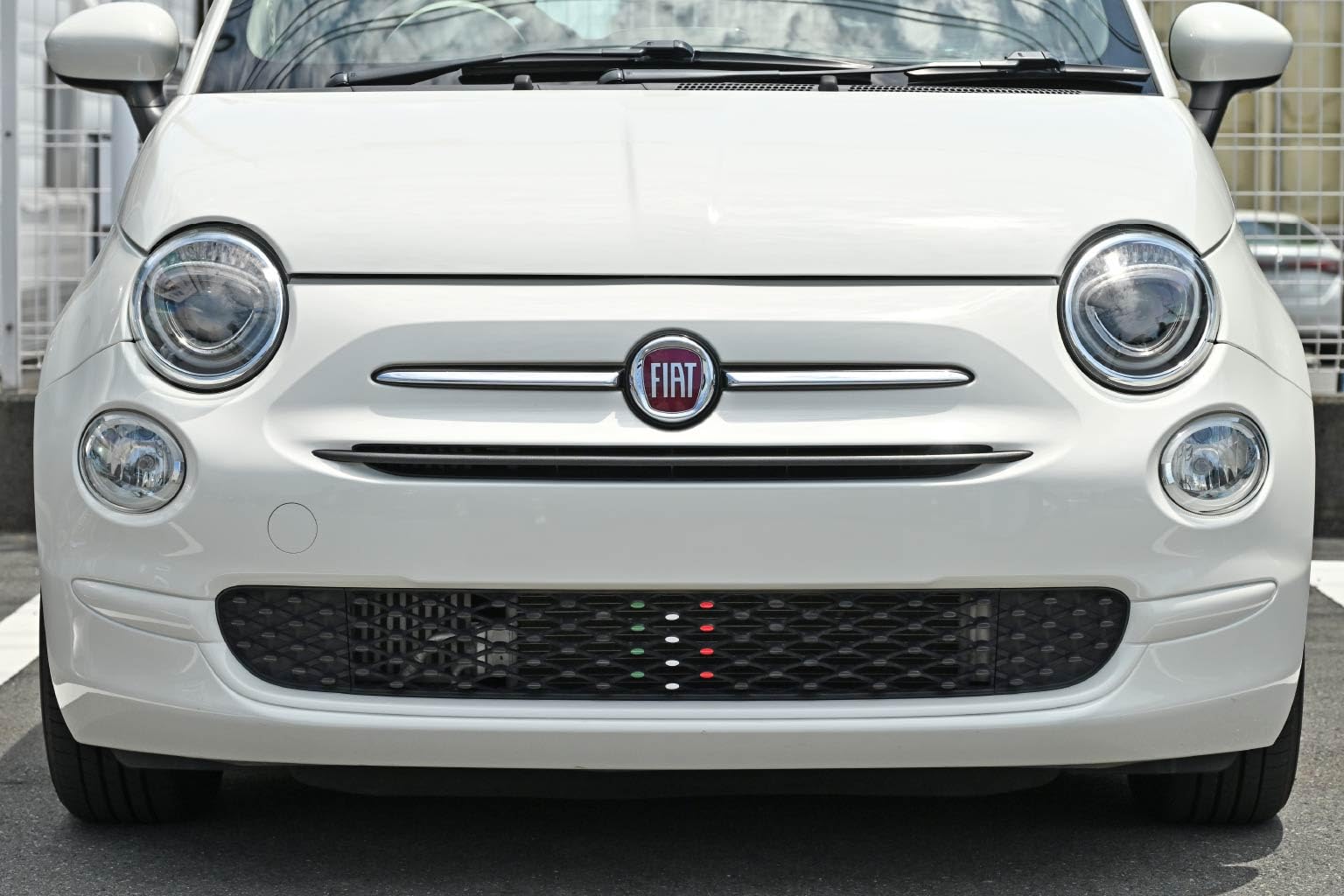 Основная декаль-полоска триколор на передний нижний бампер для FIAT500 (CO-FUG-FA01T)