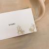 Butterfly Flower Temperament Earrings for Women In Summer New Trendy Light Luxury Niche Design High-end