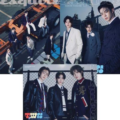 ESQUIRE Korea 2025 marzec TWS, A2O Rookies, K POP, KSTAR, KFASHION, KBEAUTY