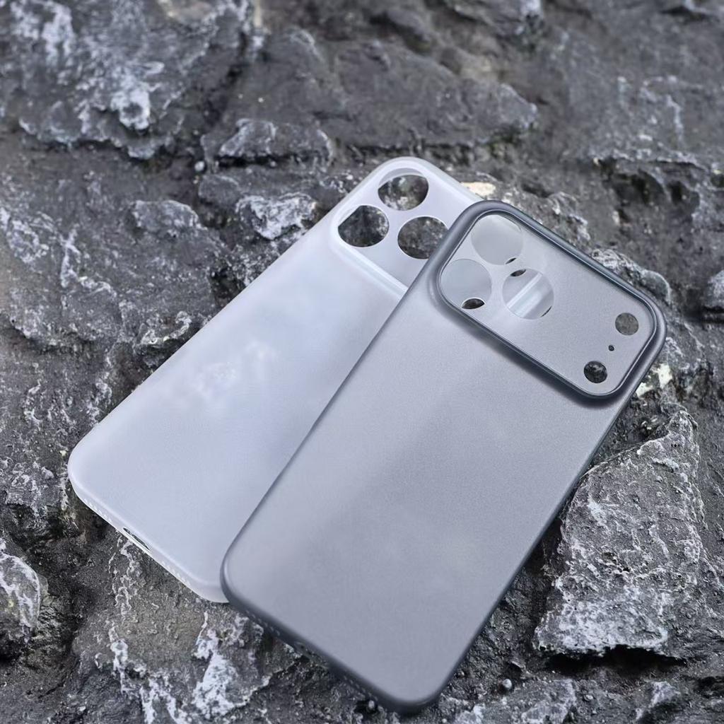 Schlanke atmungsaktive mattierte Hülle für iPhone 17 16 15 14 13 12 11 Pro Max 7 8 Plus SE 17 Air Harte PC-Stoßfeste Abdeckung