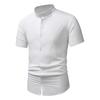 New Summer Men's Fashion Short Sleeve Shirt Breathable Sweat-absorbing Comfortable Men's Short Sleeve Top