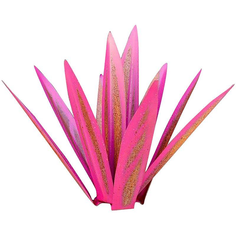 

Stunning Metal Tequila Rustic Sculpture With Diy Agave Plant For Garden Decor Pink,L: 35CM
