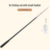 Retractable Cat Teaser Rod with Feather - Bite-Resistant Kitten Toy for Self-Play