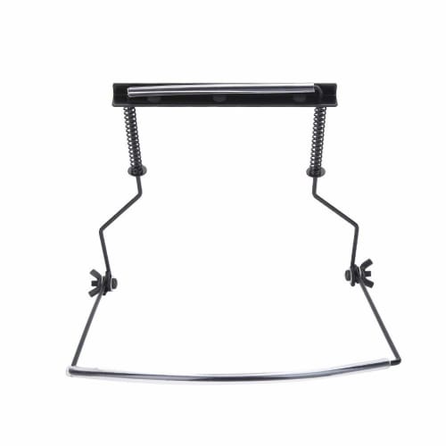 Vbestlife Harmonica Holder, 10-Hole Neck Support for 10-Hole Harmonicas, Metal Frame, Rust-Resistant and Stable, Adjustable Distance, Harmonica Access