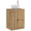 Bathroom Cabinet Artisan Oak 54 X 41 X 70 Cm Particleboard