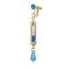 Vanitas no Carte Crystal Hourglass Dangle Earrings