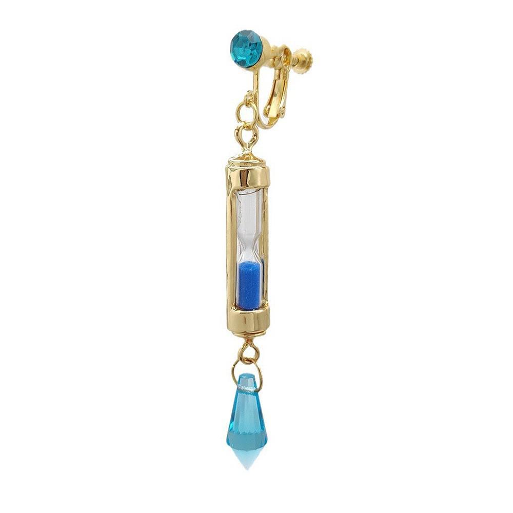 Vanitas no Carte Crystal Hourglass Dangle Earrings