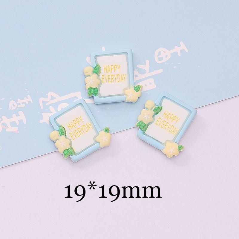 10 Pcs New Mini Cute Cartoon Lovely Envelope Flat Back Resin Cabochon Scrapbook Diy Hairpin Embellishments Charm Accessories A96