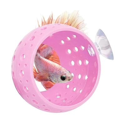 Betta Fish Tunnel Toy Aquarium Fish Hideout with Suction Cup Small Fish Hiding Resting Shelter Shrimp Cave for Fish Tank Decor
