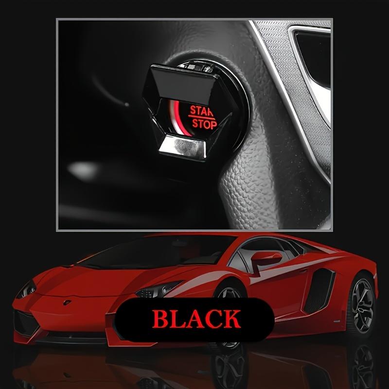 Car One Key Start Cover Ignition Switch Protection Cover, Car Interior One Key Start Protection Scratch Resistant Decorative Cover