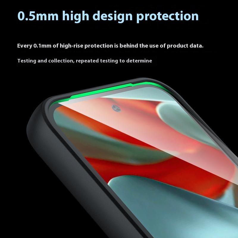 Für Google Pixel 9a Hülle Skin-Touch TPU+PC Mattes Handyhülle, Transparent Schwarz