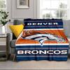 Denver Broncos Coperta Portatile/Coperta Morbida Coperta per Letto Adatta per Viaggi Campeggio Soggiorni Uffici Divani Regali per Fan