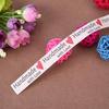5 Yard Love Pattern Ribbon Clothing Label Tags Craft DIY Bowknot Accessory