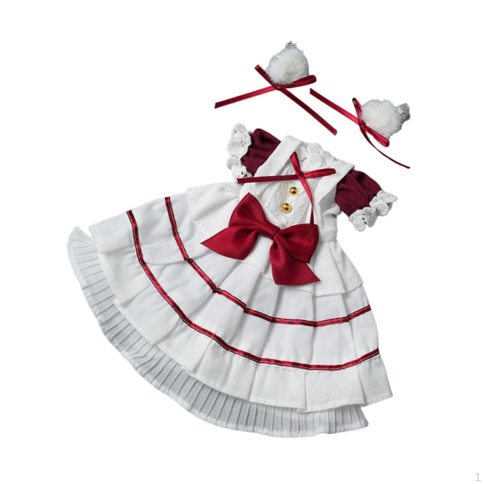 

Платье принцессы для куклы в масштабе 1/6 для самодельных косплей-приключений red