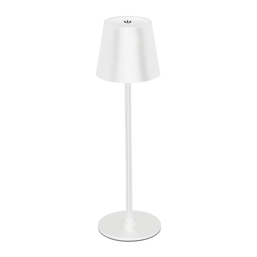 Rechargeable LED Table Lamp Touch Desk Light 3 Colors Dimmable For Home Bar Dinner Bedroom Bedside Ambient Decor Lighting