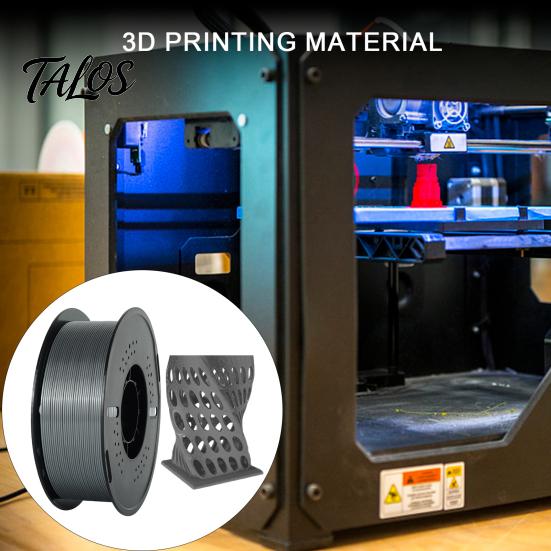High Precision Filament Silk PLA 3D Printer Filament, 1.75mm 1kg Spool for Supply FDM Printers, Shiny Metallic DIY Ornaments and Models Smooth Finish