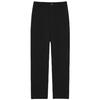 Women's Black High-Waisted Wide-Leg Pants - Spring & Autumn Casual Loose Fit