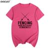 Fencing Make New Friends Tshirt Cotton Unisex T Shirt New Tee Tshirt Unisexs