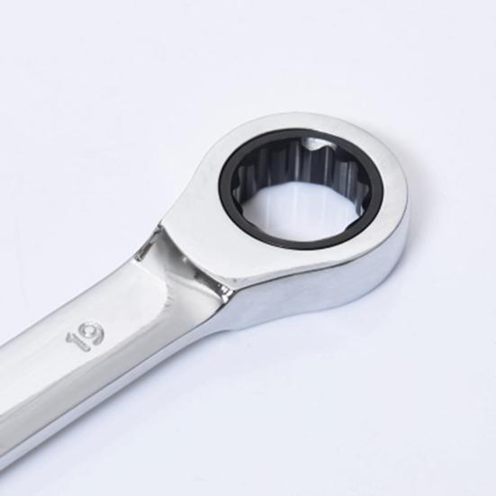 6MM Ratchet Wrench Flat Opening Wear-resistant Hand Tools 72-tooth Car Repair Ratchet Spanner