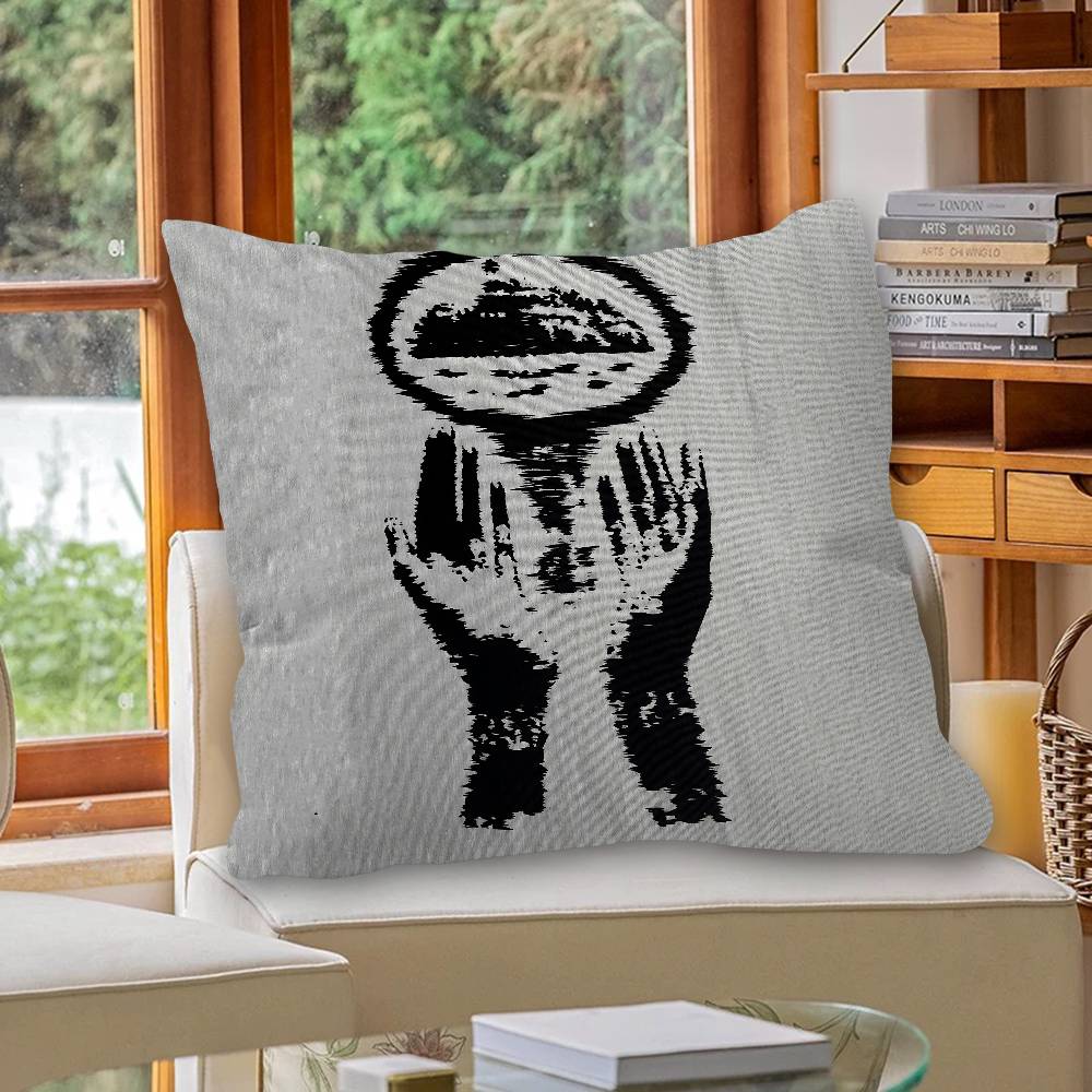 Devil's Island English C-Corteiz Office Cushion Pillowcase Car Cushion Cover45X45CM Lumbar Pillowcase Sofa Pillowcover