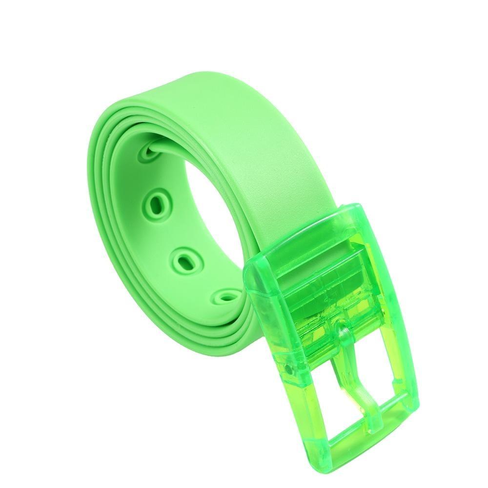 

Smooth Buckle Silicone Rubber Leather Belt Ceinture Waistband Casual Belts Silicone Belt Belts