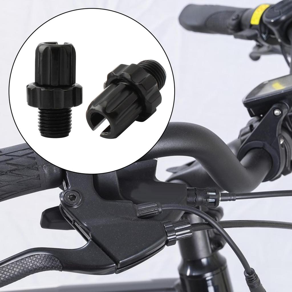 2 Pieces Bike Bicycle 10mm Brake Handle Lever Adjusting Screws Brake Cable Screw M10 Brake Lever Bolts Nuts for Mountain Bike